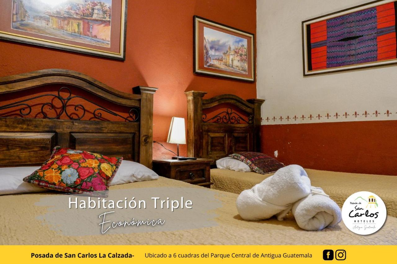 Отель Posada De San Carlos La Calzada Антигуа-Гватемала Экстерьер фото